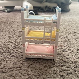 Calico Critter Bed Set and other toys